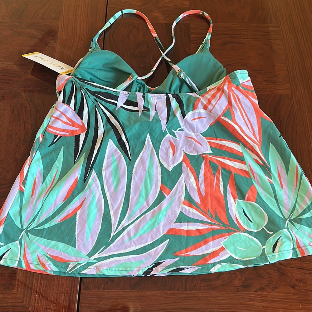 Anne Cole *NWT*  Women's Limited Edition Triangle Tankini UPF 50 - Picture 4 of 4